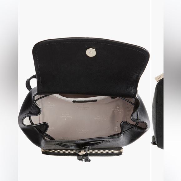 Kate Spade Black Leather Backpack main image 2